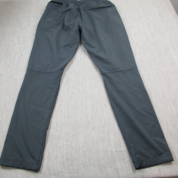 Under Armour Track Pants Mens Large Charcoal Gray Stretch Fitted Elastic Waist - Picture 2 of 8